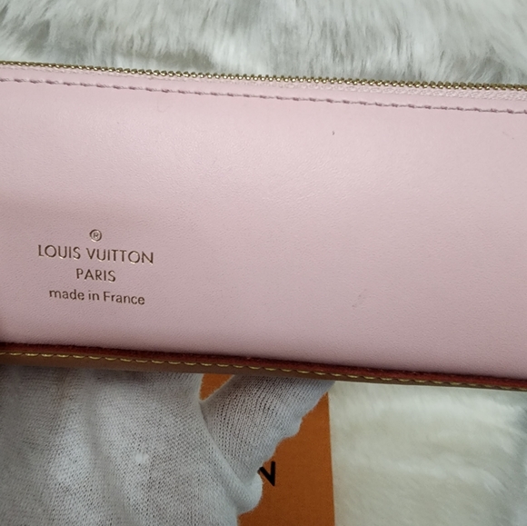 ❌️SOLD❌️Authentic LV Damier Azur Elizabeth Pencil Pouch Rose Ballerine - Picture 13 of 16